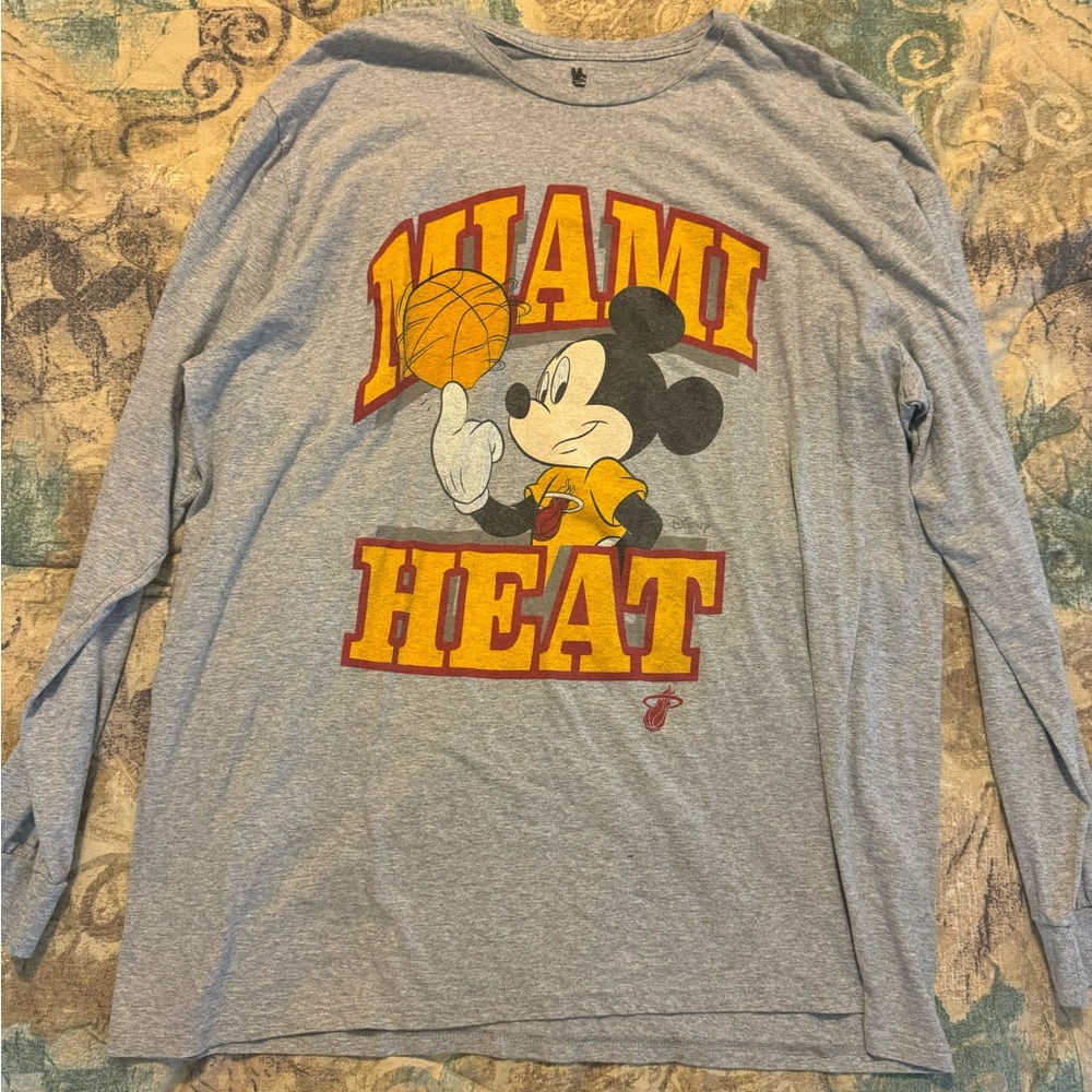 Mickey Mouse Miami heat tshirt